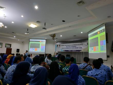 RAPAT SOSIALISASI TENTANG PORTAL USULAN MUSRENBANGDES DI WEB PEMKAB LUMAJANG TAHUN ANGGARAN 2020