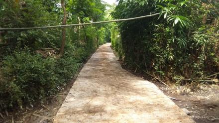 PEMBANGUNAN RABAT BETON DUSUN TAMAN DESA TEMPURSARI KEC KEDUNGJAJANG KAB LUMAJANG